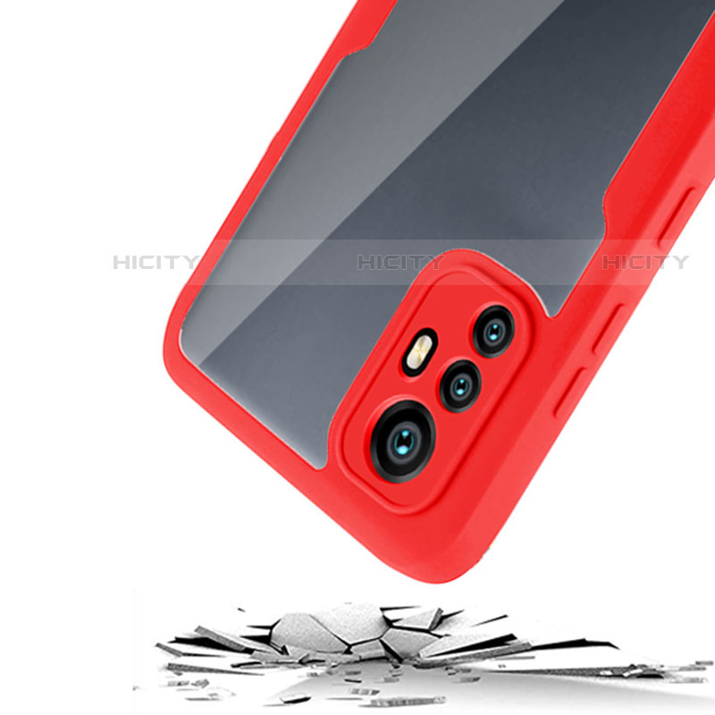 Coque Rebord Contour Silicone et Vitre Transparente Housse Etui 360 Degres pour Xiaomi Mi 12S 5G Plus