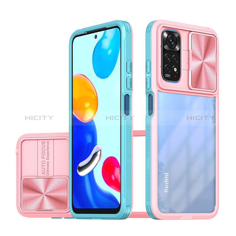 Coque Rebord Contour Silicone et Vitre Transparente Housse Etui 360 Degres QW1 pour Xiaomi Redmi Note 11 4G (2022) Plus