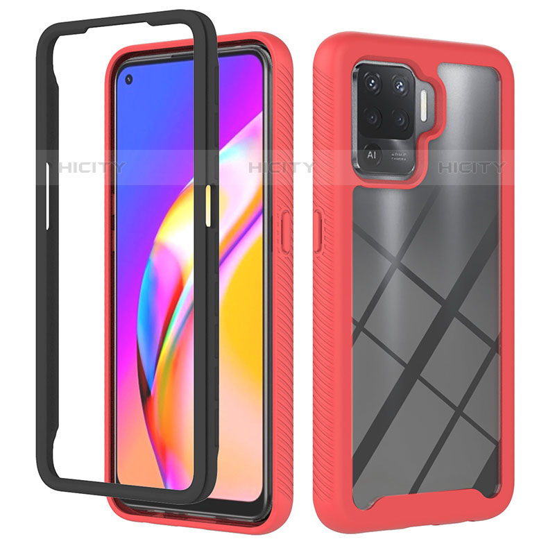 Coque Rebord Contour Silicone et Vitre Transparente Housse Etui 360 Degres YB1 pour Oppo A94 4G Plus