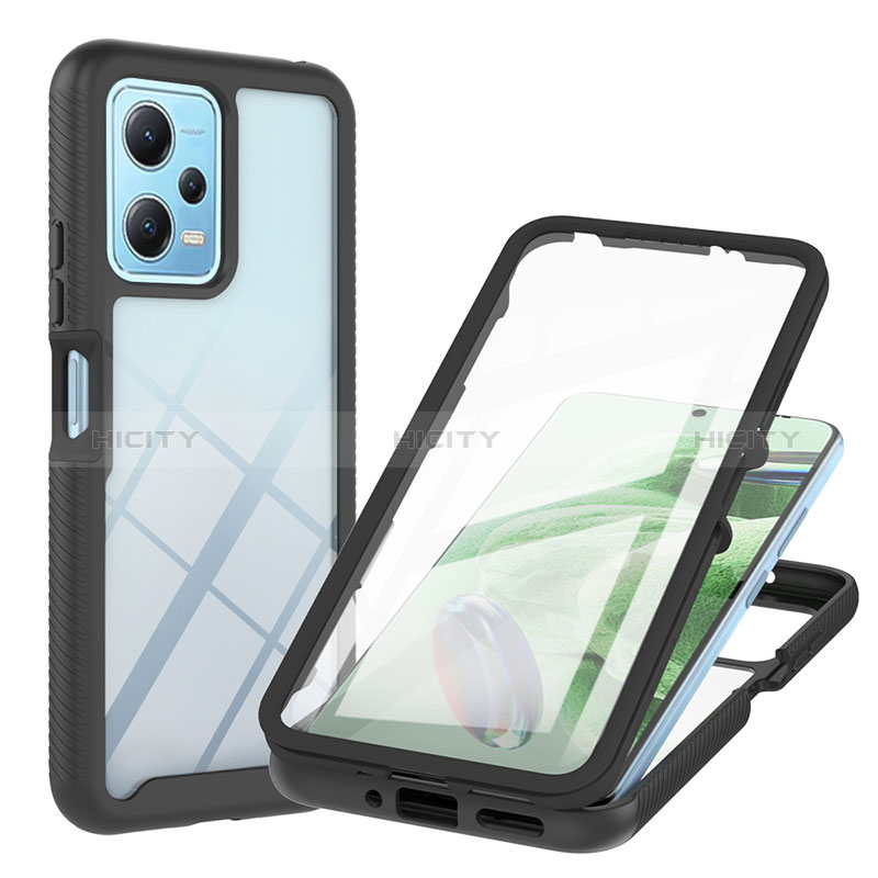 Coque Rebord Contour Silicone et Vitre Transparente Housse Etui 360 Degres YB1 pour Xiaomi Poco X5 5G Plus