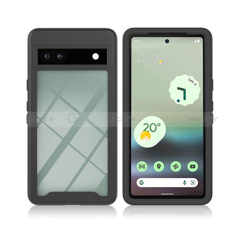 Coque Rebord Contour Silicone et Vitre Transparente Housse Etui 360 Degres YB2 pour Google Pixel 7a 5G Plus