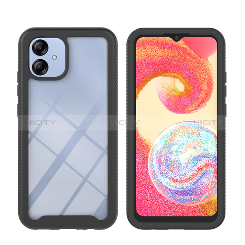 Coque Rebord Contour Silicone et Vitre Transparente Housse Etui 360 Degres YB2 pour Samsung Galaxy A04 4G Plus