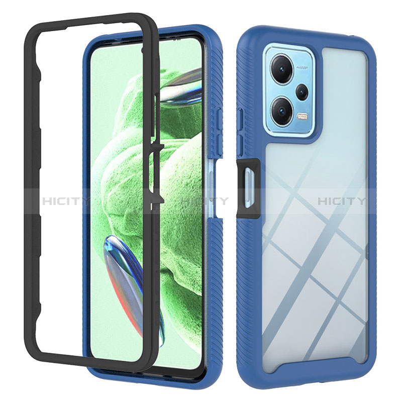 Coque Rebord Contour Silicone et Vitre Transparente Housse Etui 360 Degres YB2 pour Xiaomi Poco X5 5G Plus