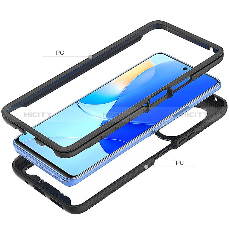 Coque Rebord Contour Silicone et Vitre Transparente Housse Etui 360 Degres ZJ1 pour Huawei Nova 9 SE Plus