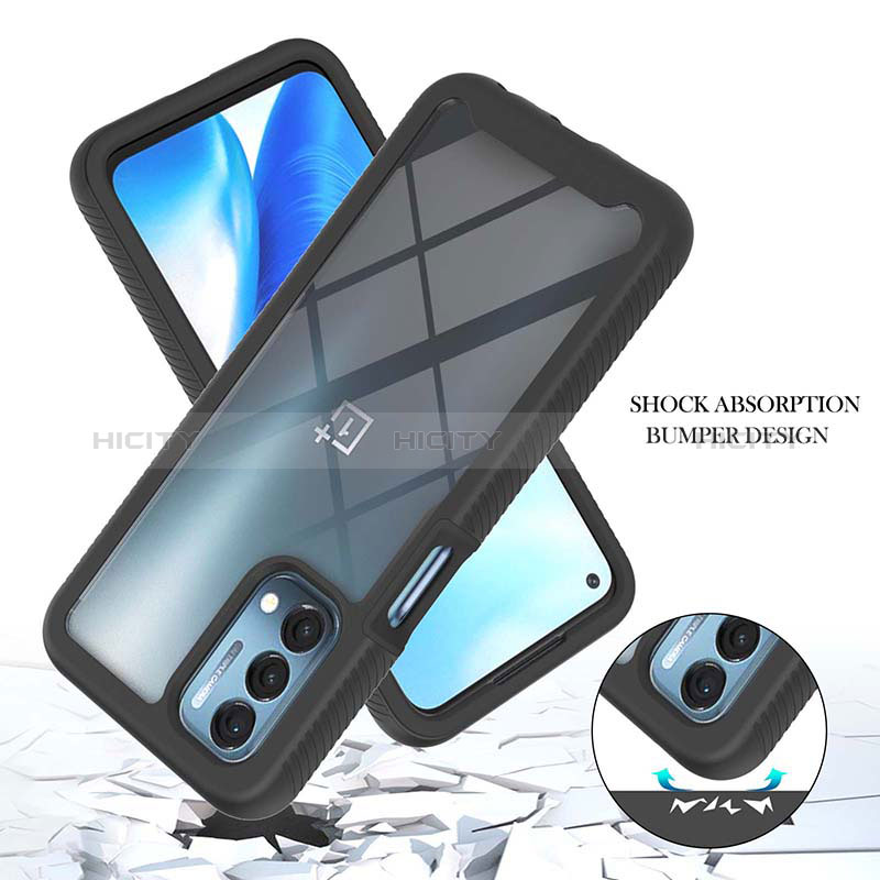 Coque Rebord Contour Silicone et Vitre Transparente Housse Etui 360 Degres ZJ1 pour Oppo A74 5G Plus