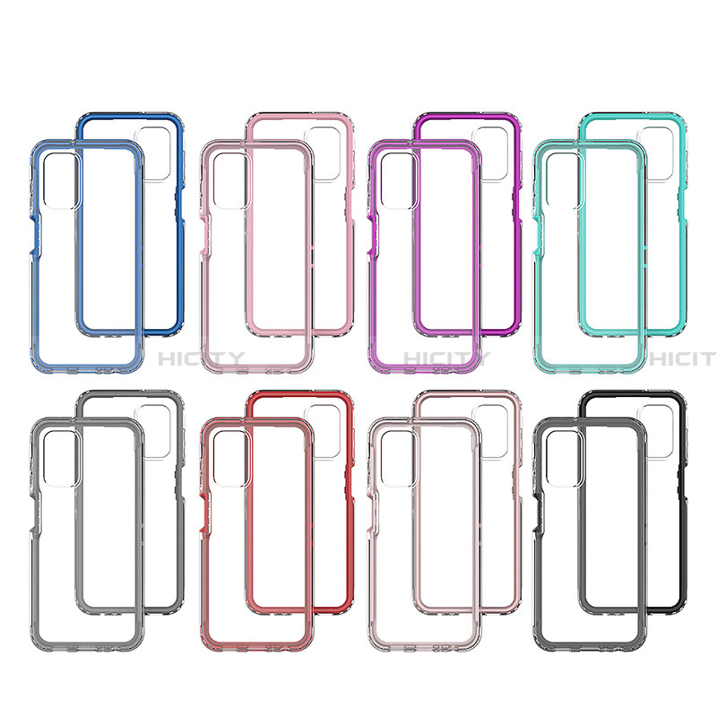 Coque Rebord Contour Silicone et Vitre Transparente Housse Etui 360 Degres ZJ1 pour Samsung Galaxy A13 4G Plus