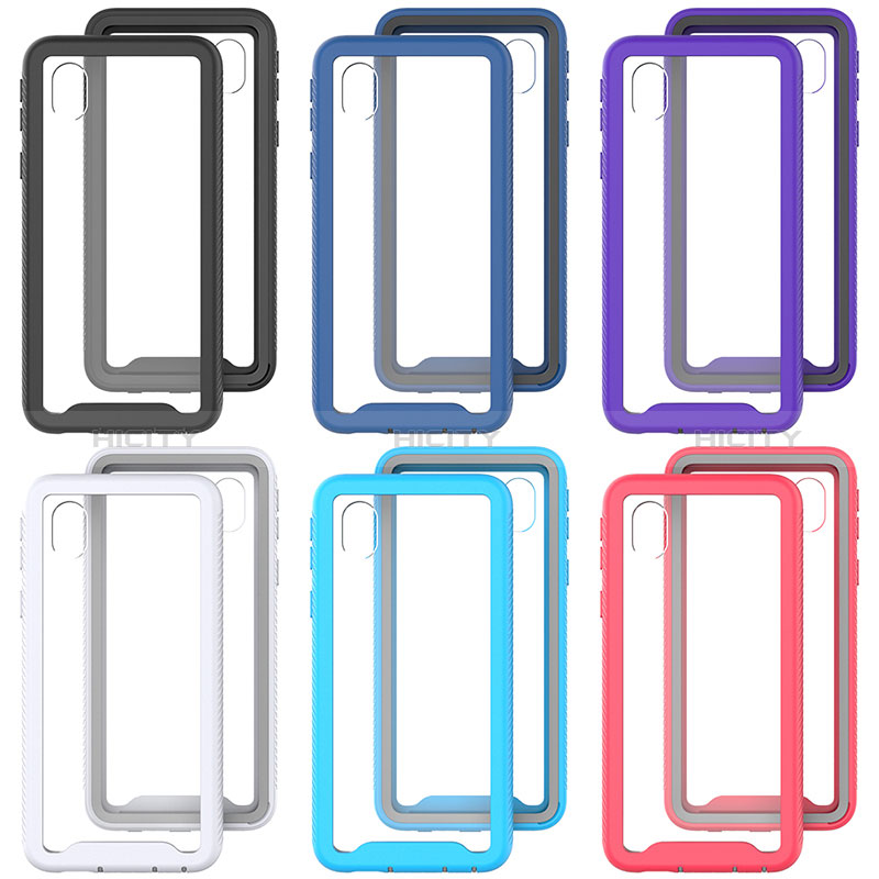 Coque Rebord Contour Silicone et Vitre Transparente Housse Etui 360 Degres ZJ1 pour Samsung Galaxy M01 Core Plus