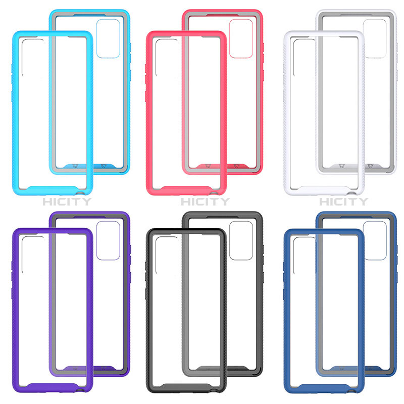 Coque Rebord Contour Silicone et Vitre Transparente Housse Etui 360 Degres ZJ1 pour Samsung Galaxy Note 20 5G Plus