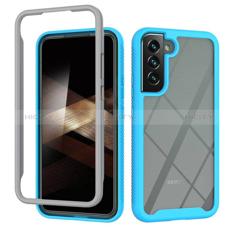 Coque Rebord Contour Silicone et Vitre Transparente Housse Etui 360 Degres ZJ1 pour Samsung Galaxy S25 Plus 5G Plus