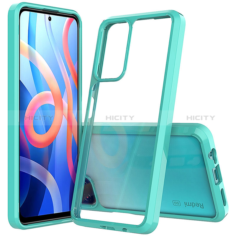 Coque Rebord Contour Silicone et Vitre Transparente Housse Etui 360 Degres ZJ1 pour Xiaomi Poco M4 Pro 5G Plus