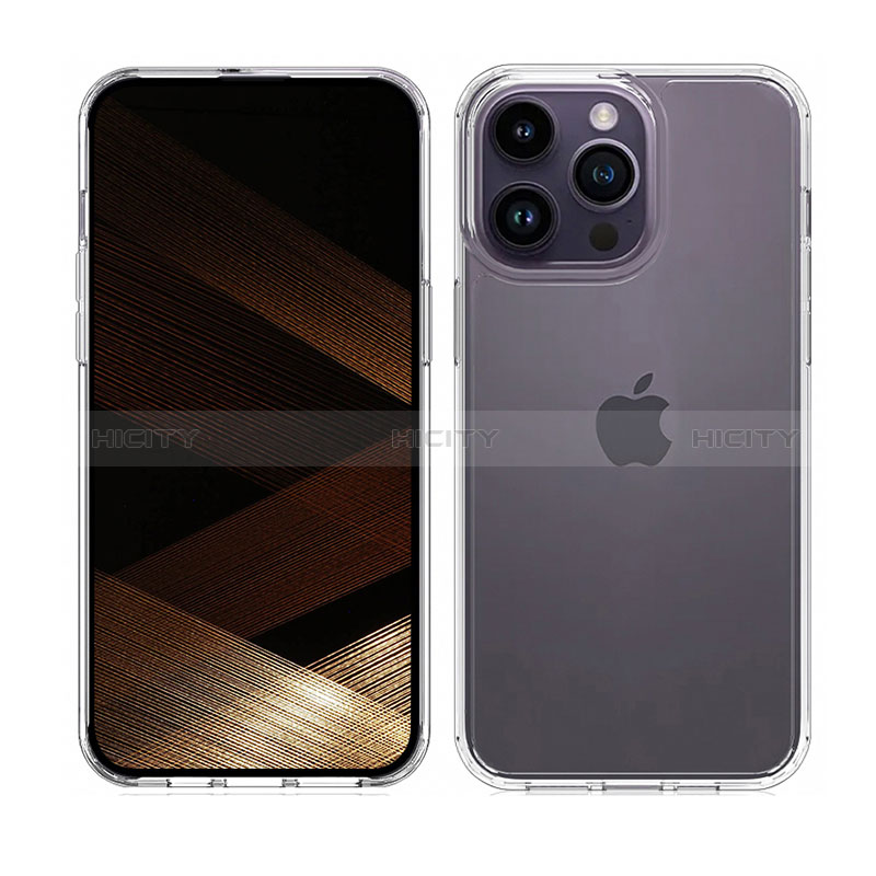 Coque Rebord Contour Silicone et Vitre Transparente Housse Etui 360 Degres ZJ2 pour Apple iPhone 13 Pro Max Plus