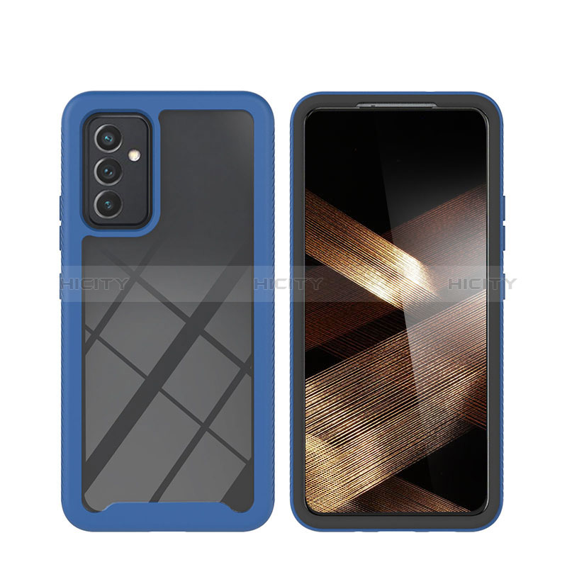 Coque Rebord Contour Silicone et Vitre Transparente Housse Etui 360 Degres ZJ2 pour Samsung Galaxy A15 5G Plus