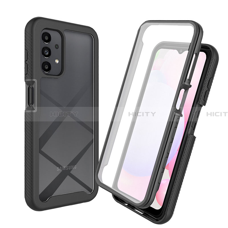 Coque Rebord Contour Silicone et Vitre Transparente Housse Etui 360 Degres ZJ3 pour Samsung Galaxy A13 4G Plus