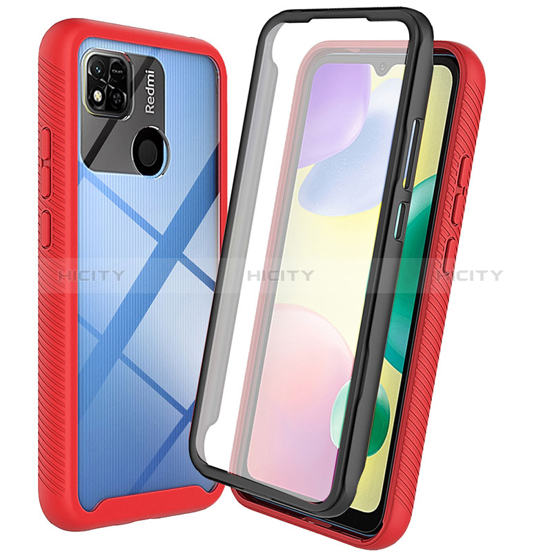 Coque Rebord Contour Silicone et Vitre Transparente Housse Etui 360 Degres ZJ3 pour Xiaomi POCO C3 Plus