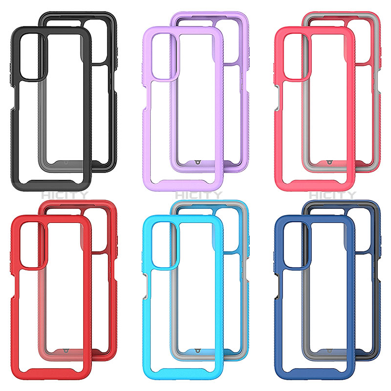 Coque Rebord Contour Silicone et Vitre Transparente Housse Etui 360 Degres ZJ3 pour Xiaomi Redmi Note 11 4G (2022) Plus