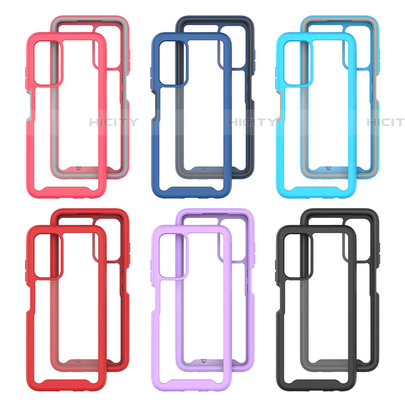 Coque Rebord Contour Silicone et Vitre Transparente Housse Etui 360 Degres ZJ4 pour Samsung Galaxy A03s Plus