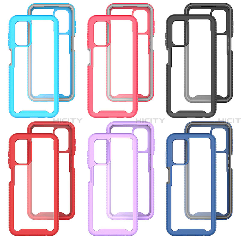 Coque Rebord Contour Silicone et Vitre Transparente Housse Etui 360 Degres ZJ4 pour Samsung Galaxy A13 4G Plus