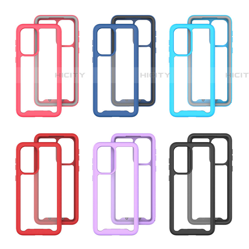 Coque Rebord Contour Silicone et Vitre Transparente Housse Etui 360 Degres ZJ4 pour Samsung Galaxy A33 5G Plus