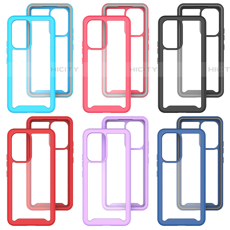 Coque Rebord Contour Silicone et Vitre Transparente Housse Etui 360 Degres ZJ4 pour Samsung Galaxy A53 5G Plus