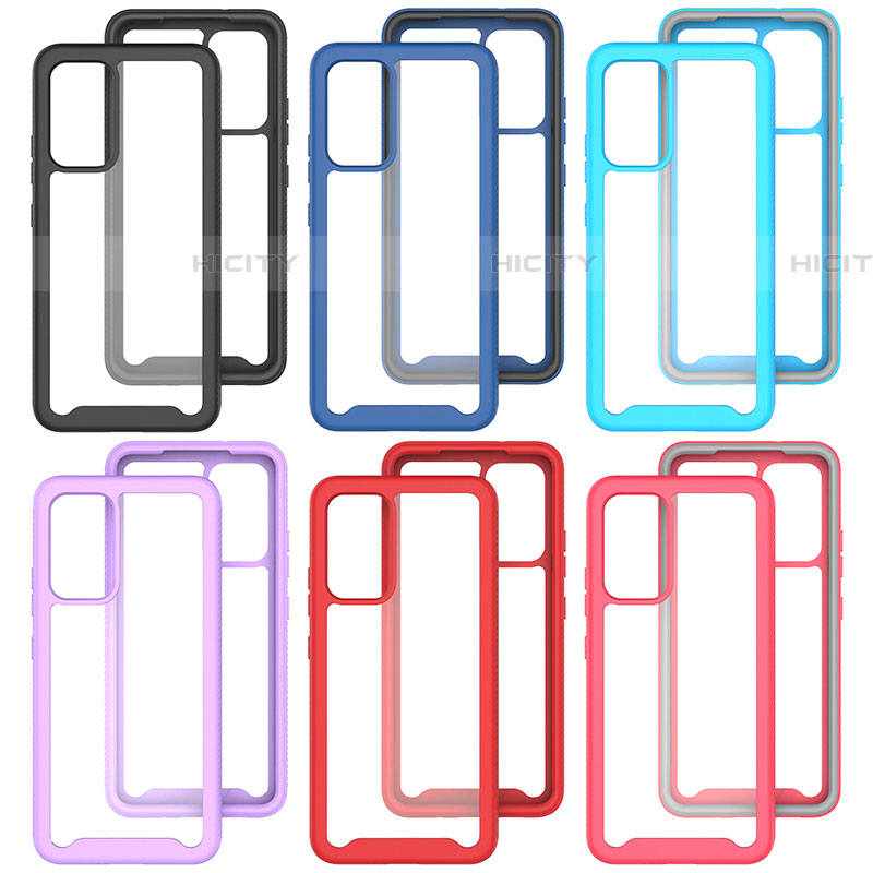 Coque Rebord Contour Silicone et Vitre Transparente Housse Etui 360 Degres ZJ4 pour Samsung Galaxy A54 5G Plus