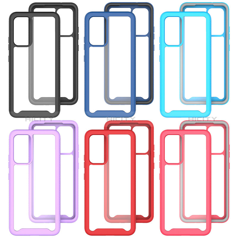 Coque Rebord Contour Silicone et Vitre Transparente Housse Etui 360 Degres ZJ4 pour Samsung Galaxy A55 5G Plus