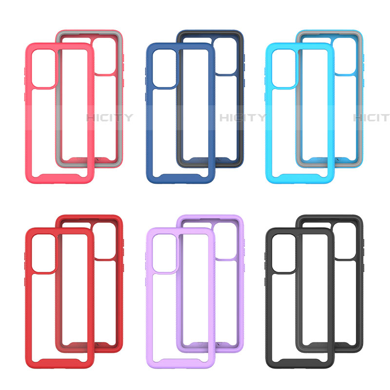 Coque Rebord Contour Silicone et Vitre Transparente Housse Etui 360 Degres ZJ4 pour Samsung Galaxy A73 5G Plus