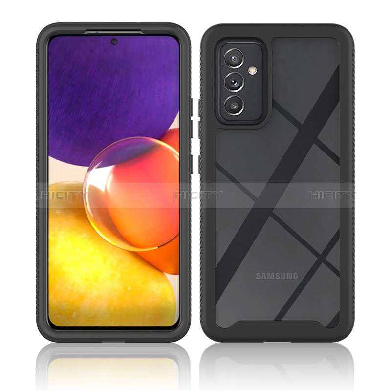 Coque Rebord Contour Silicone et Vitre Transparente Housse Etui 360 Degres ZJ4 pour Samsung Galaxy Quantum2 5G Plus