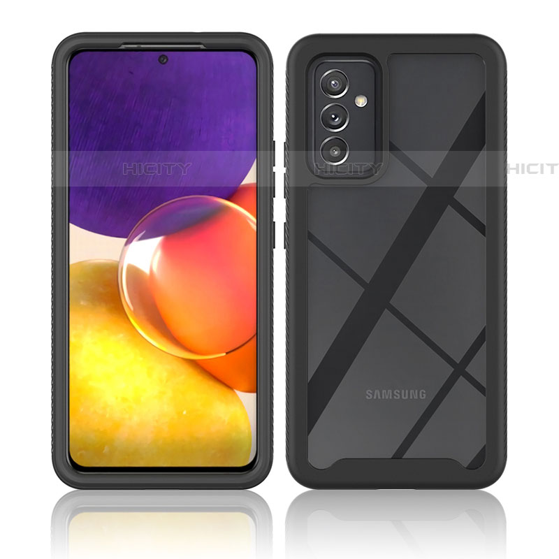 Coque Rebord Contour Silicone et Vitre Transparente Housse Etui 360 Degres ZJ4 pour Samsung Galaxy Quantum4 5G Plus