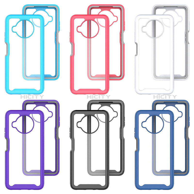 Coque Rebord Contour Silicone et Vitre Transparente Housse Etui 360 Degres ZJ4 pour Xiaomi Mi 10i 5G Plus