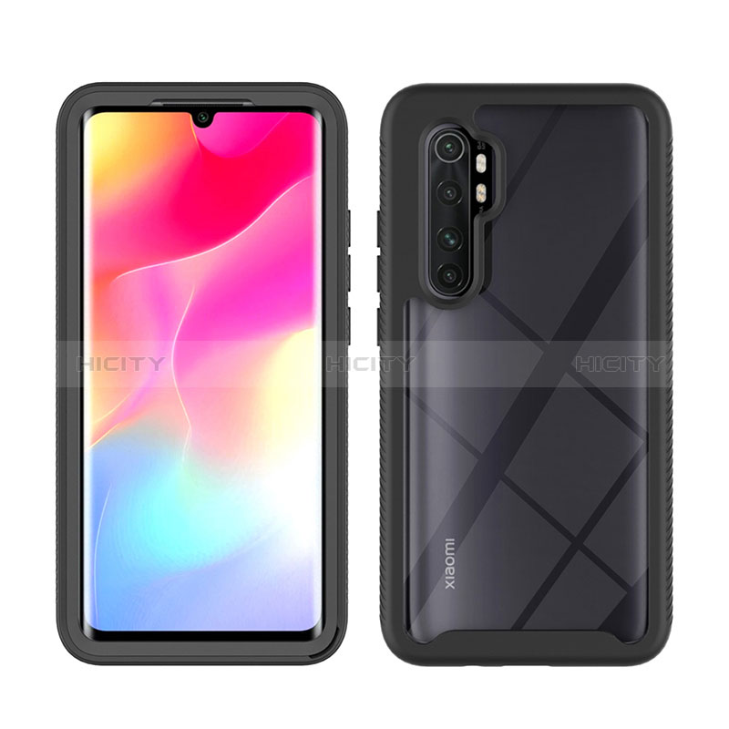 Coque Rebord Contour Silicone et Vitre Transparente Housse Etui 360 Degres ZJ4 pour Xiaomi Mi Note 10 Lite Plus