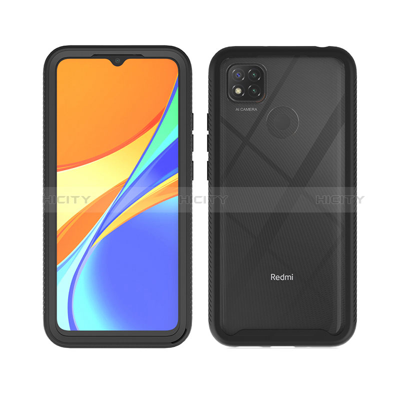 Coque Rebord Contour Silicone et Vitre Transparente Housse Etui 360 Degres ZJ4 pour Xiaomi POCO C3 Plus