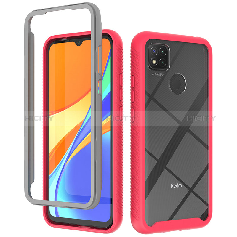 Coque Rebord Contour Silicone et Vitre Transparente Housse Etui 360 Degres ZJ4 pour Xiaomi POCO C3 Plus