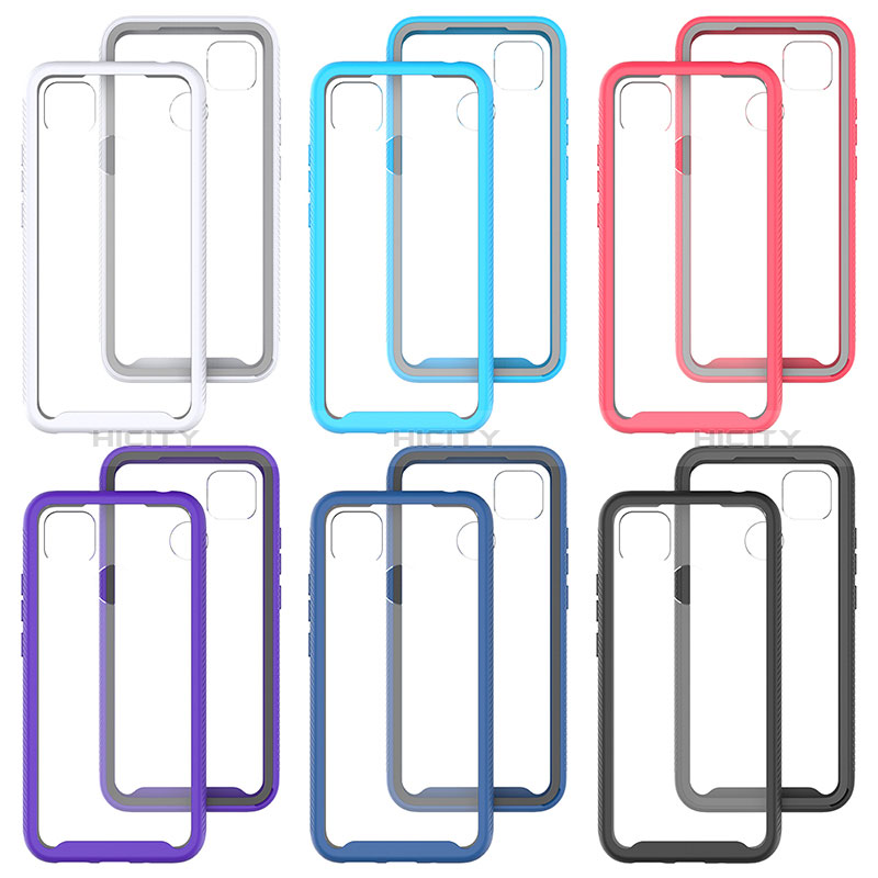 Coque Rebord Contour Silicone et Vitre Transparente Housse Etui 360 Degres ZJ4 pour Xiaomi Redmi 9 Activ Plus