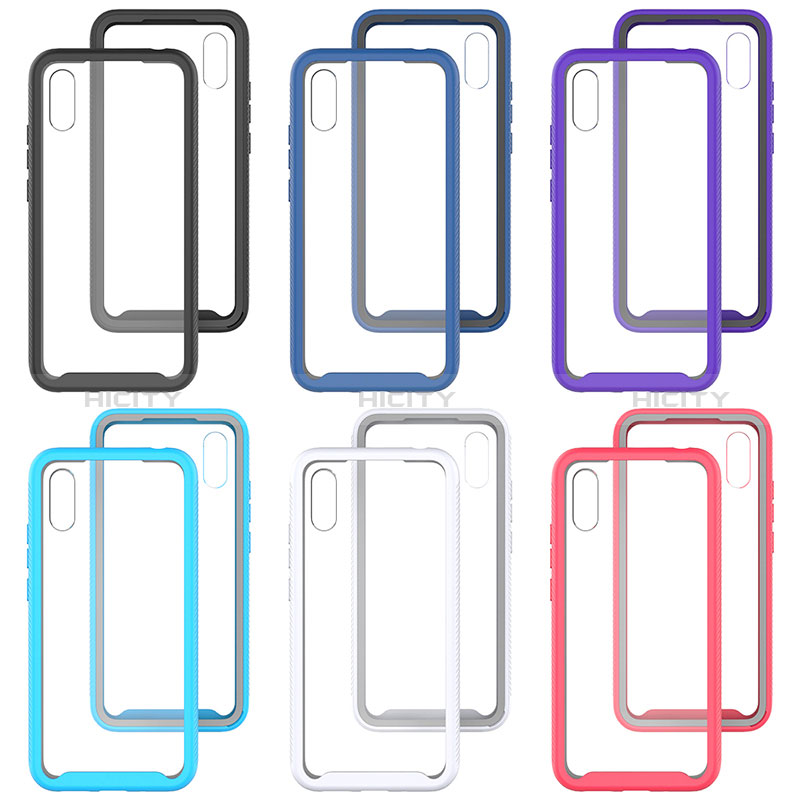 Coque Rebord Contour Silicone et Vitre Transparente Housse Etui 360 Degres ZJ4 pour Xiaomi Redmi 9i Plus