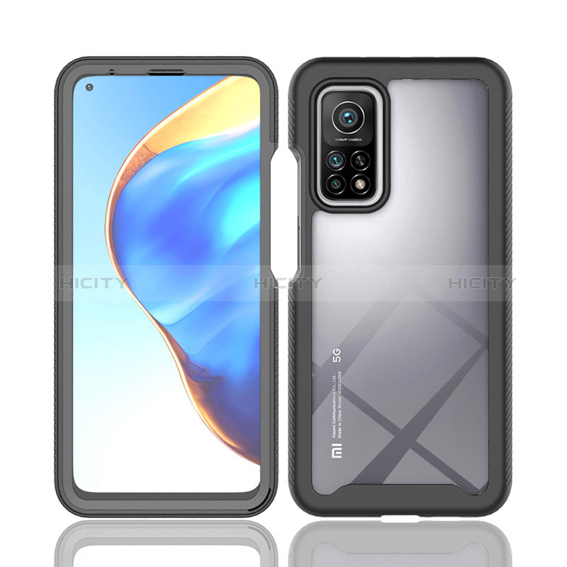 Coque Rebord Contour Silicone et Vitre Transparente Housse Etui 360 Degres ZJ4 pour Xiaomi Redmi K30S 5G Plus