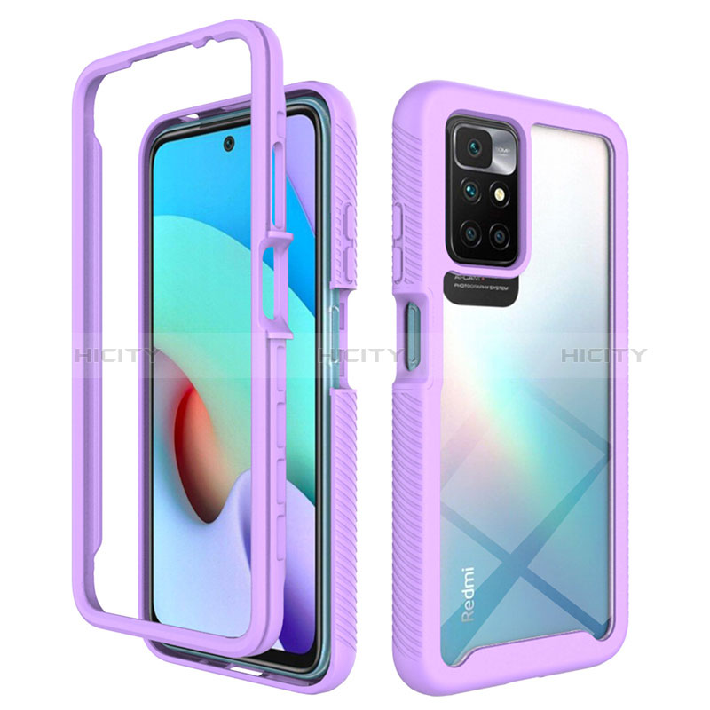 Coque Rebord Contour Silicone et Vitre Transparente Housse Etui 360 Degres ZJ4 pour Xiaomi Redmi Note 11 4G (2021) Plus