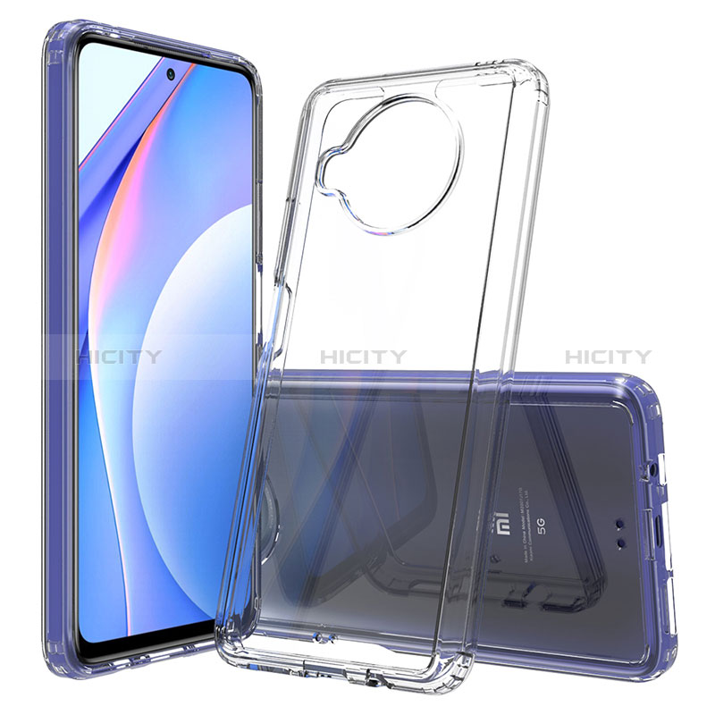 Coque Rebord Contour Silicone et Vitre Transparente Housse Etui 360 Degres ZJ5 pour Xiaomi Mi 10T Lite 5G Plus