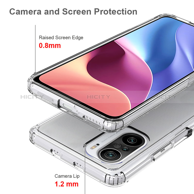 Coque Rebord Contour Silicone et Vitre Transparente Housse Etui 360 Degres ZJ5 pour Xiaomi Mi 11i 5G Plus