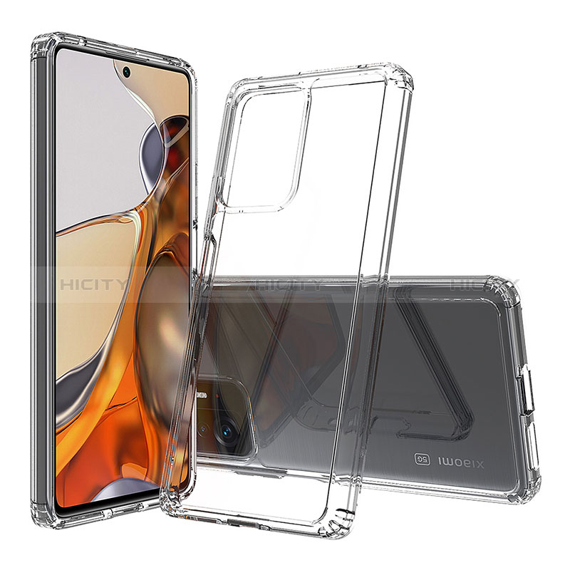 Coque Rebord Contour Silicone et Vitre Transparente Housse Etui 360 Degres ZJ5 pour Xiaomi Mi 11T 5G Clair Plus