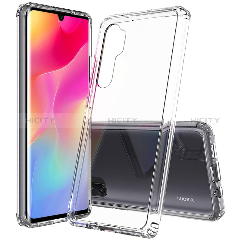 Coque Rebord Contour Silicone et Vitre Transparente Housse Etui 360 Degres ZJ5 pour Xiaomi Mi Note 10 Lite Plus