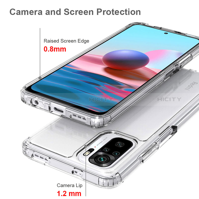 Coque Rebord Contour Silicone et Vitre Transparente Housse Etui 360 Degres ZJ5 pour Xiaomi Poco M5S Plus