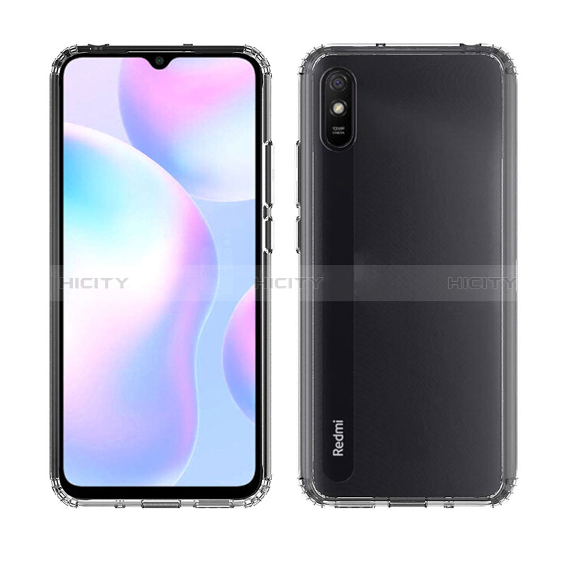 Coque Rebord Contour Silicone et Vitre Transparente Housse Etui 360 Degres ZJ5 pour Xiaomi Redmi 9A Plus