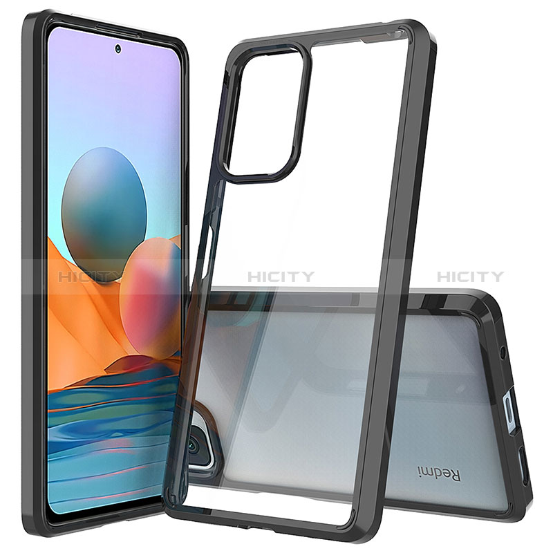 Coque Rebord Contour Silicone et Vitre Transparente Housse Etui 360 Degres ZJ5 pour Xiaomi Redmi Note 10 Pro 4G Plus