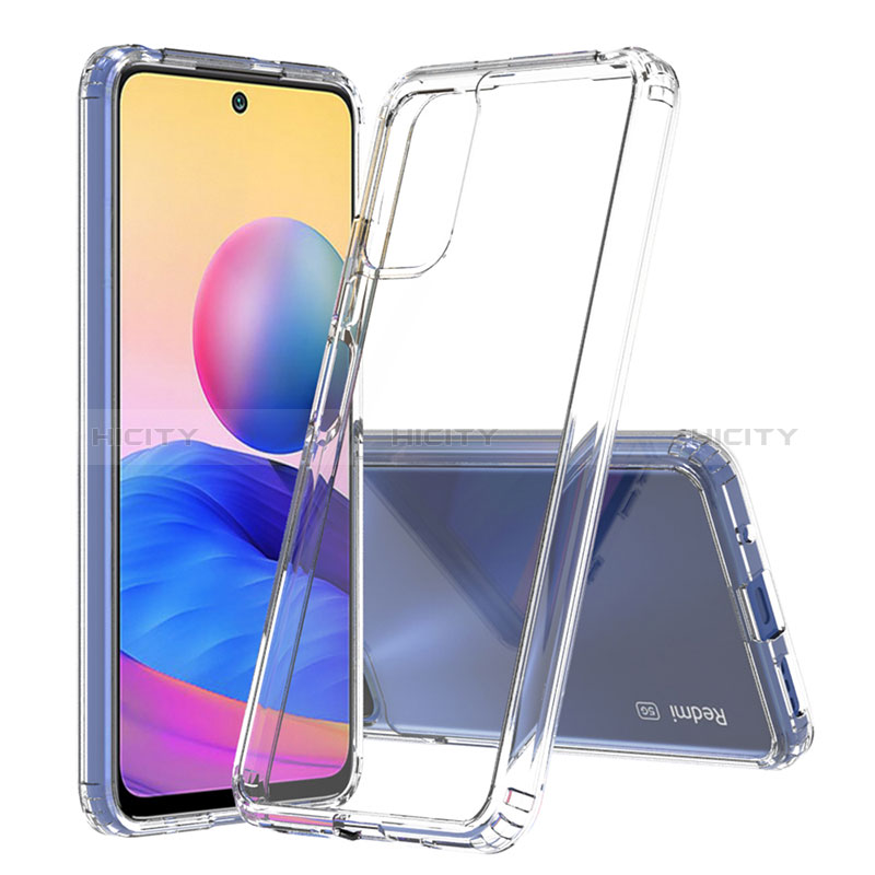 Coque Rebord Contour Silicone et Vitre Transparente Housse Etui 360 Degres ZJ5 pour Xiaomi Redmi Note 10T 5G Plus