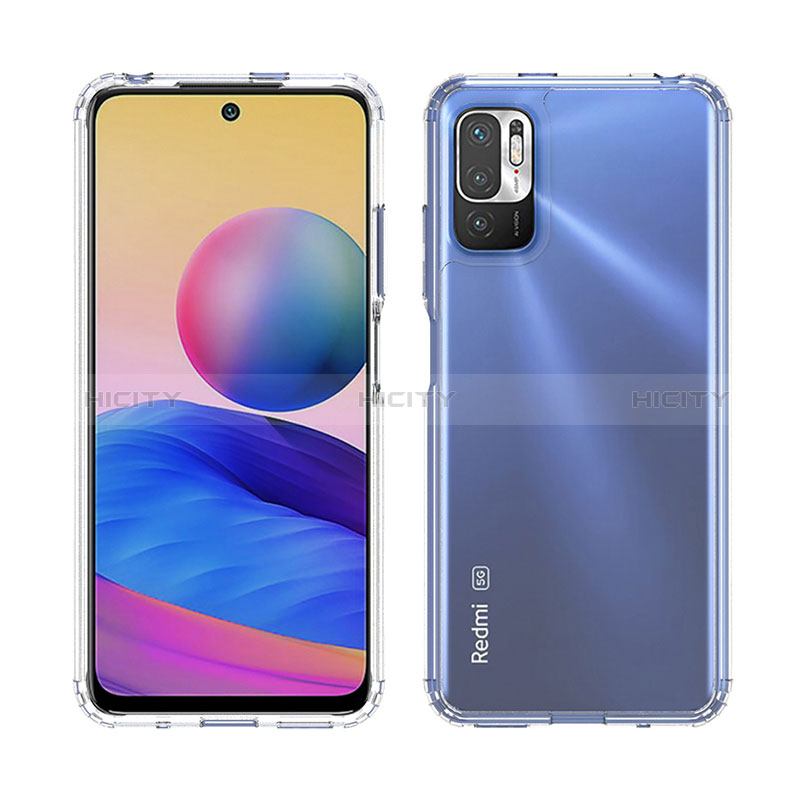 Coque Rebord Contour Silicone et Vitre Transparente Housse Etui 360 Degres ZJ5 pour Xiaomi Redmi Note 10T 5G Plus