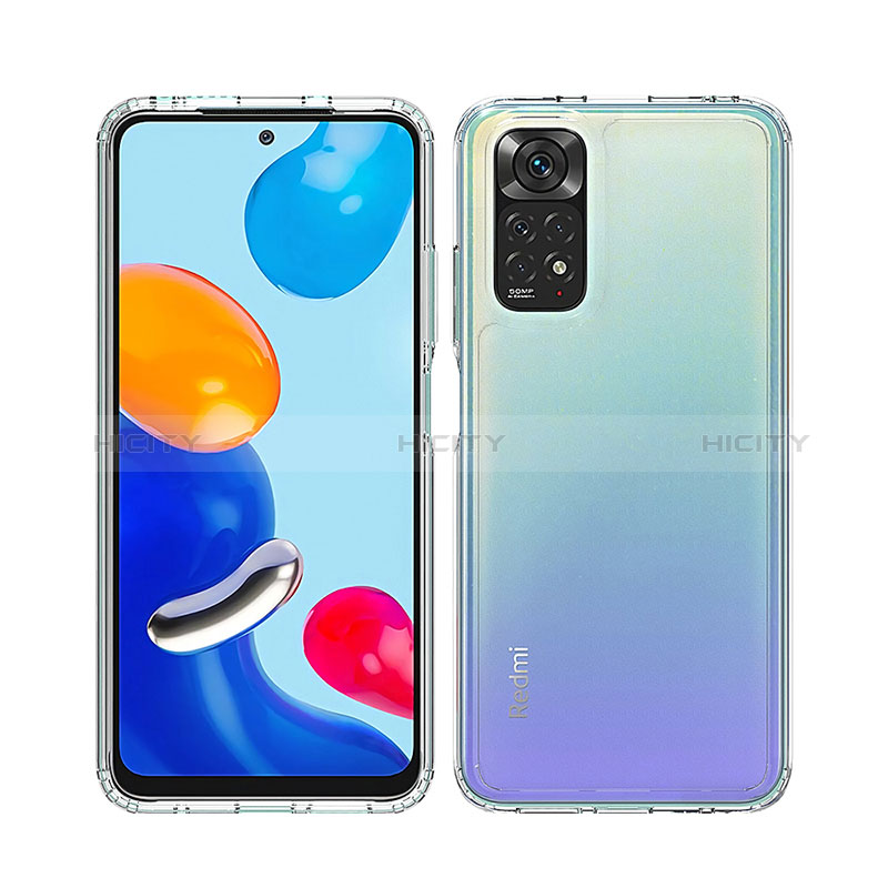 Coque Rebord Contour Silicone et Vitre Transparente Housse Etui 360 Degres ZJ5 pour Xiaomi Redmi Note 11 4G (2022) Plus