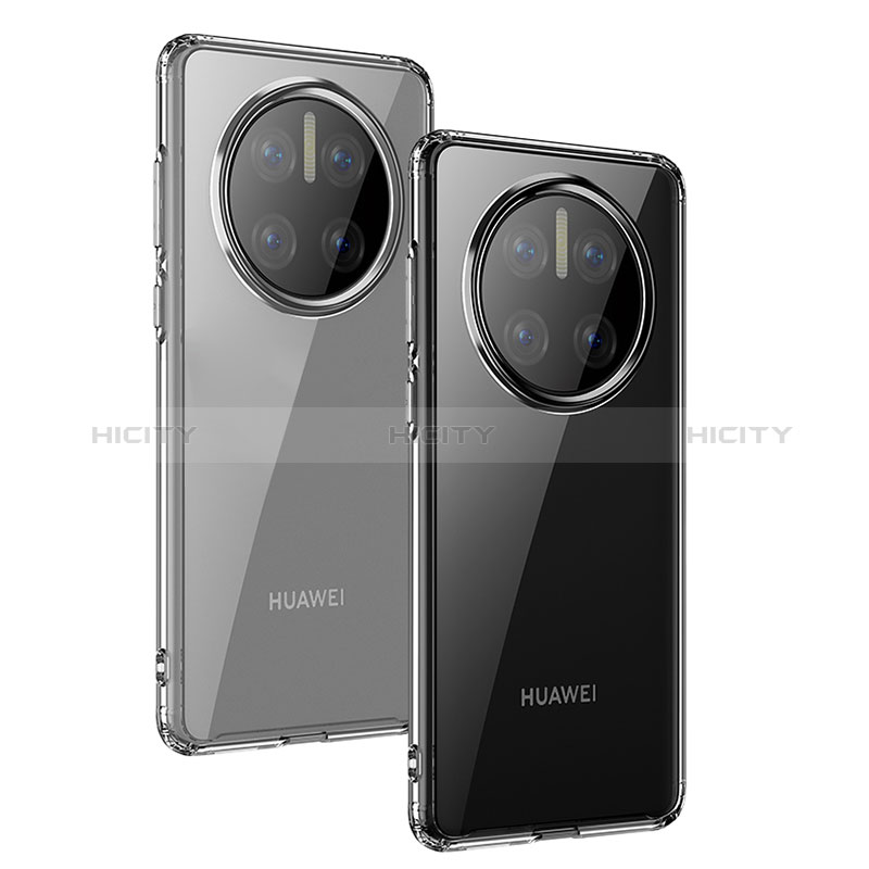 Coque Rebord Contour Silicone et Vitre Transparente Housse Etui AC1 pour Huawei Mate 50 Pro Plus