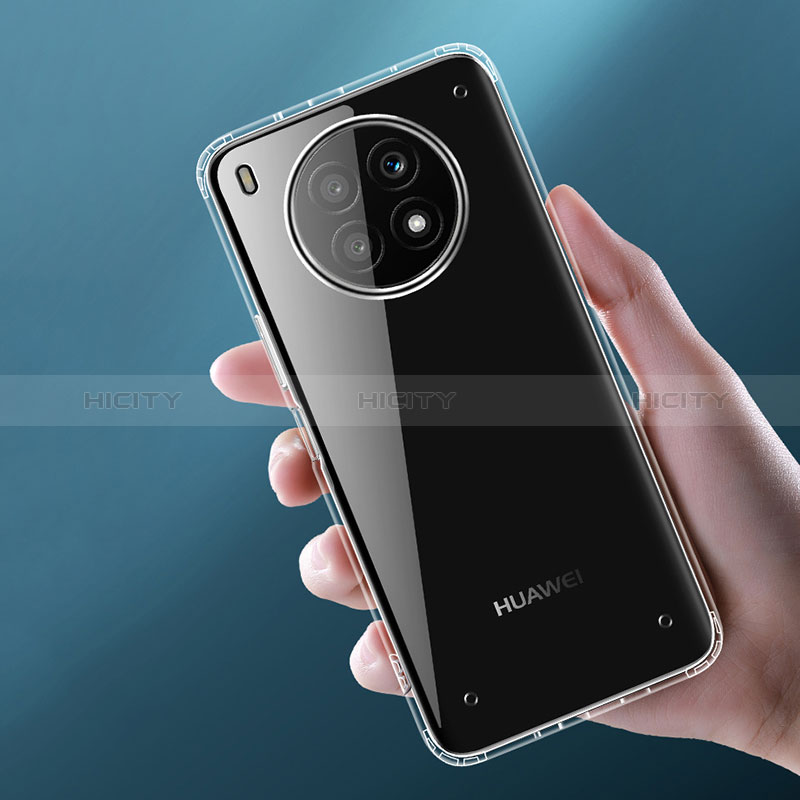 Coque Rebord Contour Silicone et Vitre Transparente Housse Etui AC1 pour Huawei Nova 8i Plus
