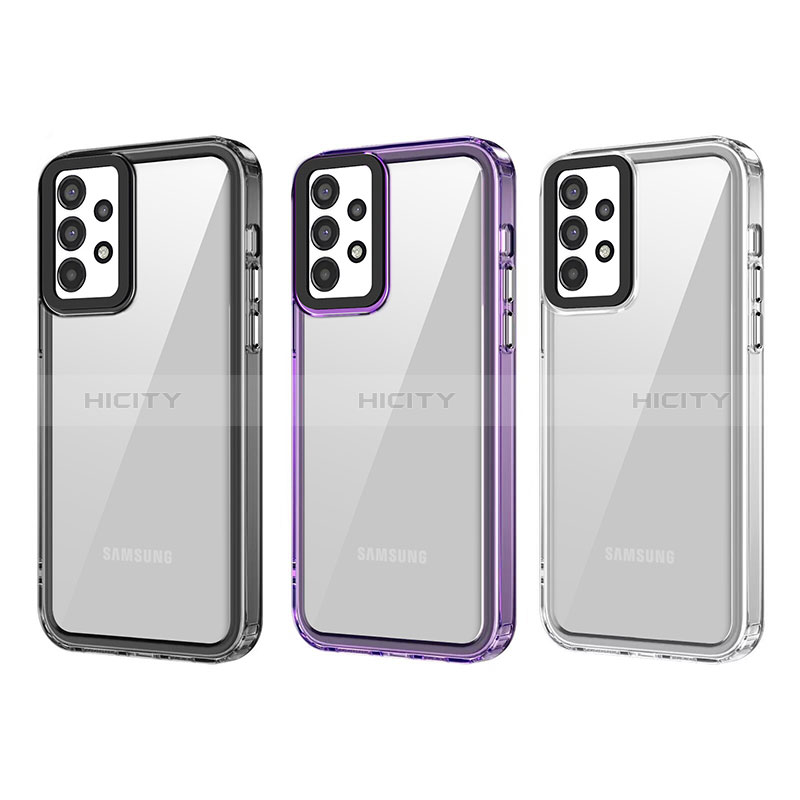 Coque Rebord Contour Silicone et Vitre Transparente Housse Etui AC1 pour Samsung Galaxy A13 4G Plus