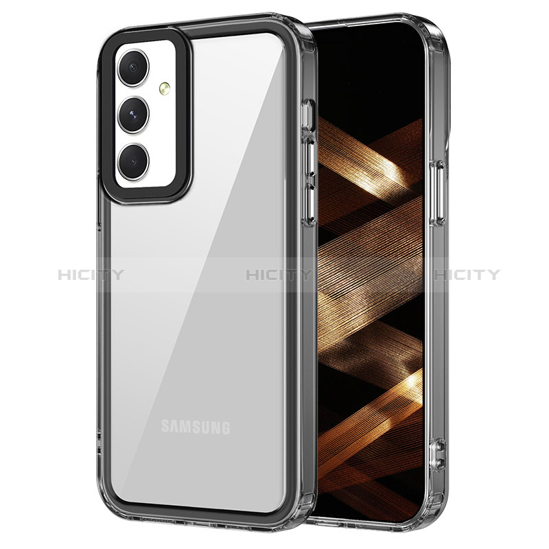 Coque Rebord Contour Silicone et Vitre Transparente Housse Etui AC1 pour Samsung Galaxy A54 5G Plus